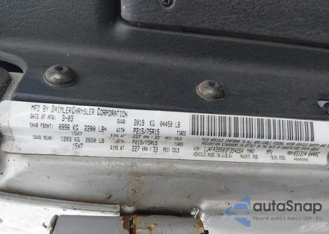 2003 Jeep Wrangler X из США, поврежденный, VIN 1J4FA39S03P354264